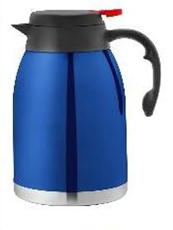 CAPRA RIT push-button flask in blue (CRIT)